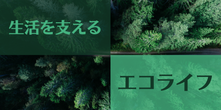 生活を支えるエコライフ
